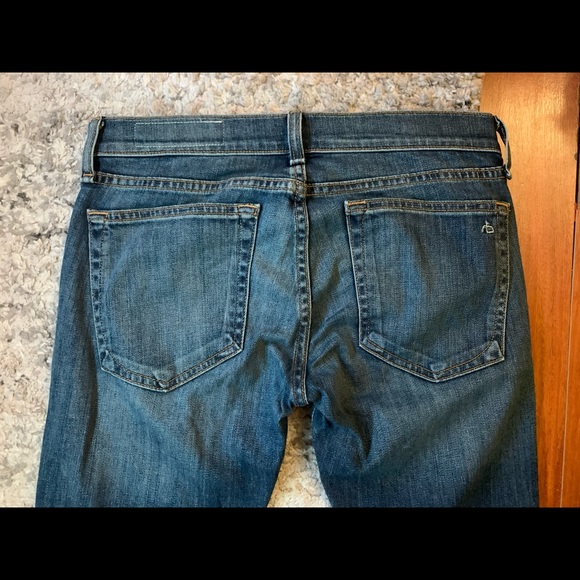 Rag & Bone Denim Jeans - Tomboy colour Burnley - Size 25 - Picture 6 of 6